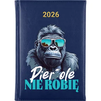 Kalendář Knižkový kalendář 2026 A5 FunnyCase modrý