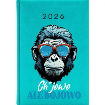 Kalendář Knižkový kalendář 2026 A5 FunnyCase modrý