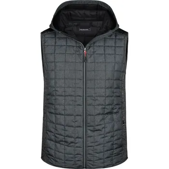 Pánská vesta Daiber | JN 768 grey melange/anthracite melange XXL Bunda