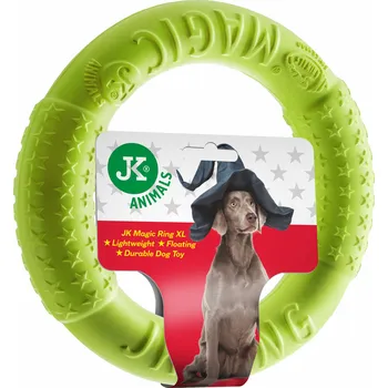 Pro útulky, JK Magic Ring Frisbee z EVA pěny, zelený