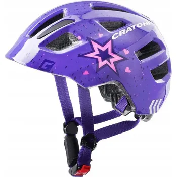 Cyklistická přilba Cratoni Helma Maxster hvězda fialová (46-51 cm)