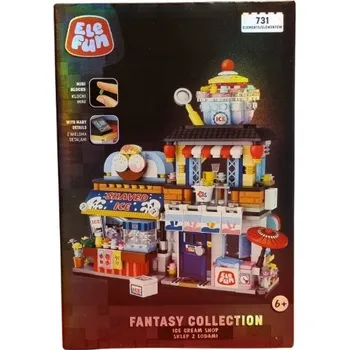 ostatní stavebnice Stavebnice Elefun Fantasy Collection Obchod se zmrzlinou 731 dílů