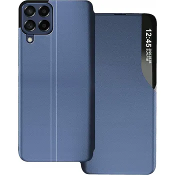 Pouzdro na mobilní telefon Flipové pouzdro RCBR pro Samsung Galaxy M33 5G WINDOW CASE modré