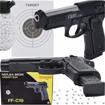 Dětská zbraň Kuličková pistole Skleplolki C19 černá