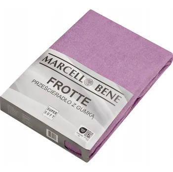 Prostěradlo Prostěradlo s gumou froté 120x200 +30 cm, fialové