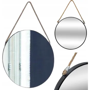 Zrcadlo Zrcadlo Atmosphera nástěnné kulaté s kovovým rámem 550 x 550 mm