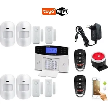 Sada domovního alarmu Alarm bezdrátový Wi-Fi-GSM Security M2B (4+4)