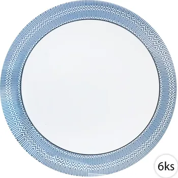 Talíř Mělké keramické talíře 26cm, 6ks, Perfect Home 72255