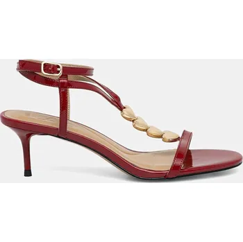 Dámské sandále Kožené sandály Answear.LAB LT89-Y2.cjk červená 33X, EUR 39