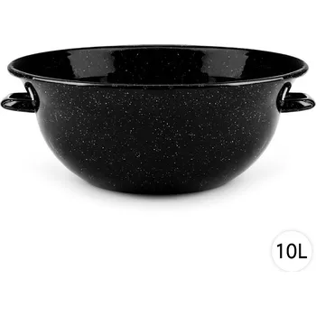 Perfect Home Smaltovaná miska, Vandlík 10L, 42cm, černá, 4427