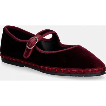 Dámské baleríny Velurové baleríny Nokwol Mel Mel.Burgundy.Velvet burgundské 83X, EUR 40