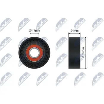 Napínací kladka, žebrovaný klínový řemen AJS Parts RNK-VV-019