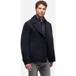 Tmavě modrý pánský kabát Geox Claudio - Pánské GEOX modrá 3429168