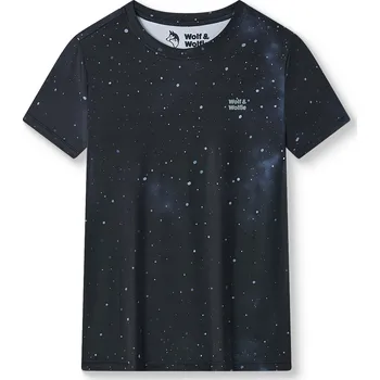 Chlapecké tričko Chlapecké funkční tričko - Wolf & Wolfie S2606, černá Barva: Černá, Velikost: 158