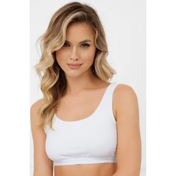 Podprsenka Podprsenkový top Italian Fashion Lotte - bavlna Bílá XS