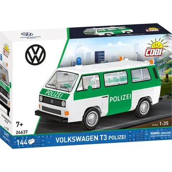 Stavebnice COBI Cobi 24637 Volkswagen T3 Policie, 1:35, 144 k