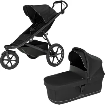 Kočárek THULE Urban Glide 3 Black magnetická spona + korba Black
