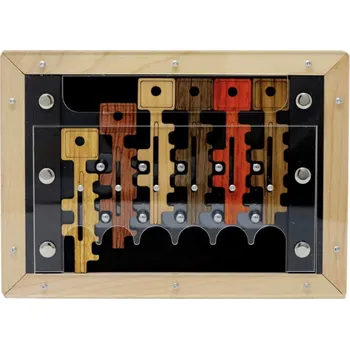 Hlavolam 6 Key Box - dřevěný hlavolam