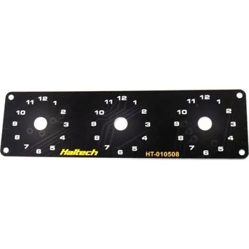 Switch Haltech Triple Switch Panel Only includes Yellow & Red knobs