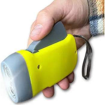 Svítilna Eurobatt® Ruční svítilna na dynamo LED (ELT960P) Barva: žlutá