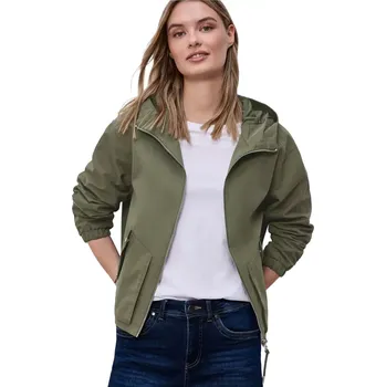 Dámská moderní bundička s kapucí Street One 202196 olivová velikost 38