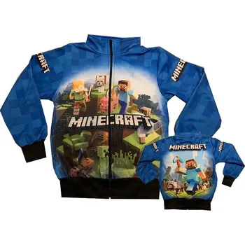 Chlapecká mikina Mikina Minecraft modrá Velikost: S výprodej