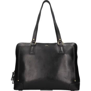 Kabelka Elegantní dámská kožená kabelka Katana Ulma - černá