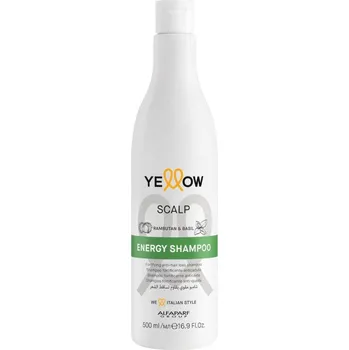Šampon Alfaparf Milano Yellow Scalp – šampon proti padání vlasů 500 ml posílení vlasů • stimulace růstu • zdravá pokožka hlavy • 500 ml