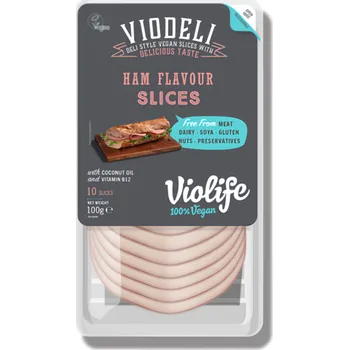Violife Viodeli plátky s příchutí šunky 100g