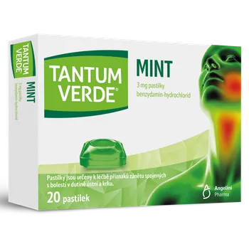 Tantum Verde Mint, 20 pastilek