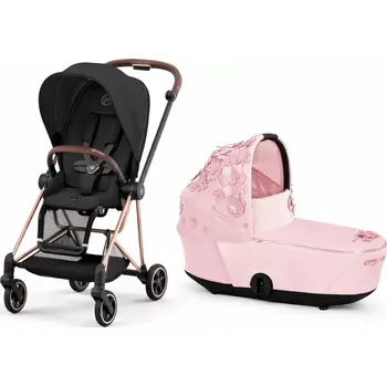 Kočárek CYBEX MIOS SET, korba ZDARMA Black/Rosegold