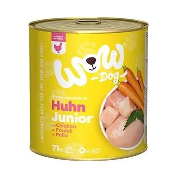 Krmivo pro psa WOW Dog konzerva Junior kuřecí s karotkou 800g