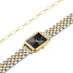 Rosefield dárková sada Duotone hodinek a Oval Links náramku