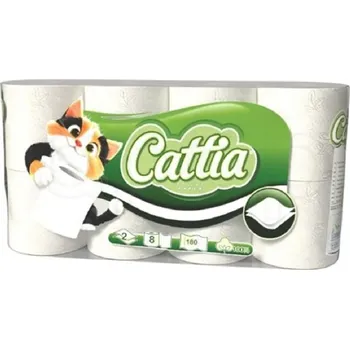Toaletní papíry Toaletni/WC papír Cattia 2vr. 8 roli 18m