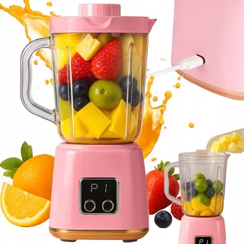 Verk Blender na smoothie přenosný usb růžový Velikost: univerzální