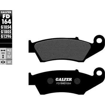 Brzda na kolo GALFER destičky brzdové přední RR - BETA SM