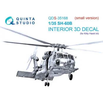 Plastikový model 1/35 SH-60B Seahawk 3D&col.Int.(KITTYH) SMALL