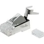 SÍŤOVÝ KONEKTOR SOLARIX RJ45 CAT.6A STP 8P8C STÍNĚNÝ KRJS45/6ASLD