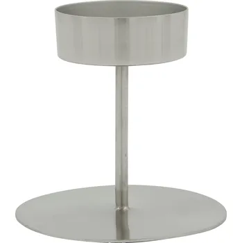 Svícen House Doctor, Svícen na čajové svíčky HDAnit, 10 cm, stříbrný - Formadore