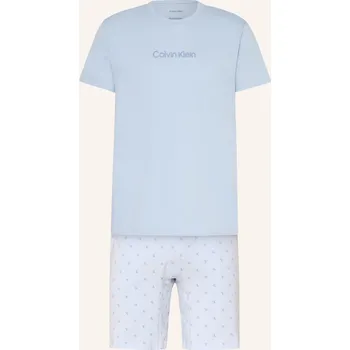 Pánská móda Calvin Klein Pánské Krátké Pyžamo, tmavě modrá, 54