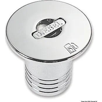 Palivová nádrž Hrdlo nádrže DIESEL 50 - rovné/ploché