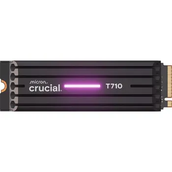 Ukládání dat Crucial 1TB T710 SSD s heatsink