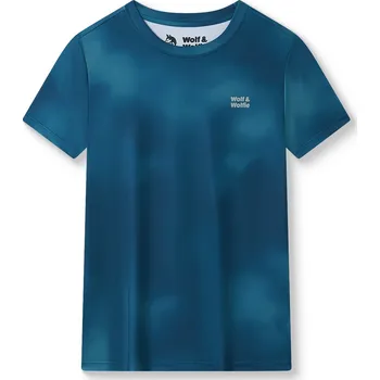 Chlapecké tričko Chlapecké funkční tričko - Wolf & Wolfie S2606, petrol Barva: Petrol, Velikost: 146