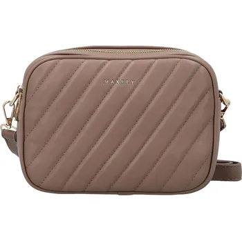 Kabelka Trendy dámská koženková crossbody kabelka MaxFly Sanela, šedohnědá