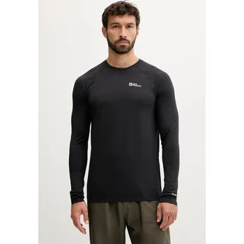 Sportovní tričko s dlouhým rukávem Jack Wolfskin Prelight Swift A63803 černá 99X, vel. S