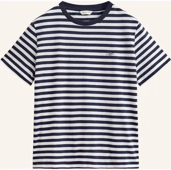 Gant Dámské Tričko, tmavě modrá / bílá, 40