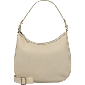 Kabelka Dámská kožená kabelka přes rameno Burkely Ivet - krémová
