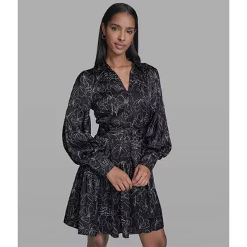 Dámské šaty KARL LAGERFELD dámské šaty FLORAL M