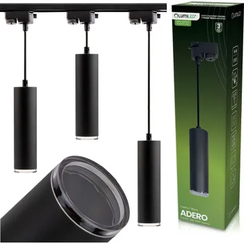 Svítidlo stropní Kolejnice Szyna Zwis Reflektor Szynowy GU10 LED ADERO Černý LUMILED