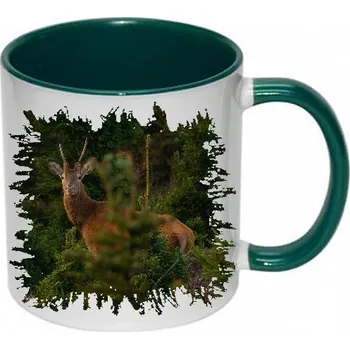 Moon River Lovu Zdar srnec na smrkem hrnek pro myslivce 330 ml